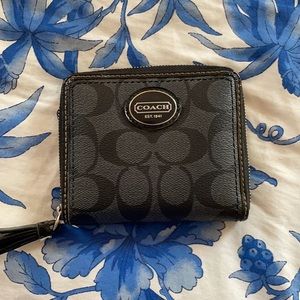 Coach Wallet Black Small